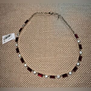 NWT Red Gem Necklace.